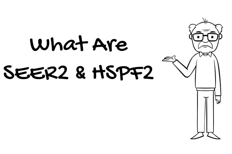 What are SEER2 and HSPF2?